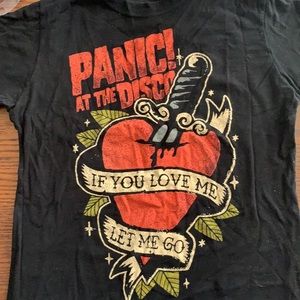 Small Panic at the Disco black shirt